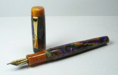 Scribe #2 in Mardi Gras Lava Explosion and Golden Orange