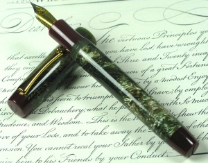 Wordsmith in Olive Branch Lava Lamp #76 and Burgundy