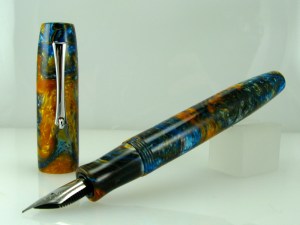 Balladeer #2 in Mineral Sea Lava Explosion alumilite - - 3
