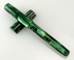 Bard, clipless, in Chocolate Mint Lucite