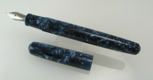 Custom Bard in Crushed Blue Velvet