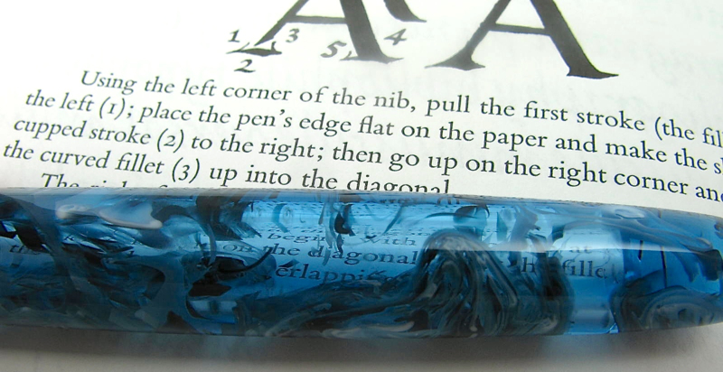 Muse in Teal Tempest acrylic