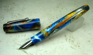 Balladeer, Large, in Mineral Sea Lava Explosion alumilite