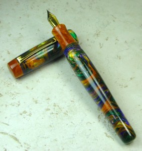 Scribe, Oversize, in Big Easy Lava Explosion Alumilite