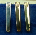 Modern Clip in Sterling Silver, Bronze, & Brass