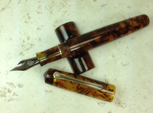 Idyll in Illuminated Amber Tortoise Acrylic - Small