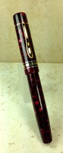 Custom Vintage Montblanc 139 Style in Quartz Burgundy Acrylic - Medium