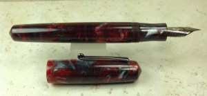 Muse in Silver Ruby Lava Lamp #33 - Large