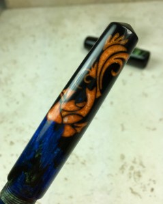 Short Idyll in Dragon Koi Rotacrylic - Medium