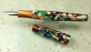 Scribe in French Impressionist & Madrepearlato Caramello - Large