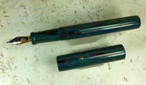 Aeterna in LE Deep Sea Ebonite, elongated section, Medium