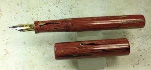 Aeterna in Limited Edition Vesuvius Ebonite, Extended Section, Medium