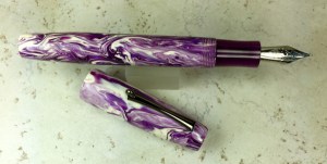 Balladeer in Aubergine Koi - Medium