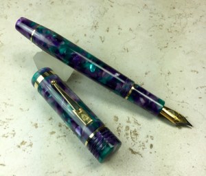 Chruchillized Epic in Conway Stewart Azure - Medium