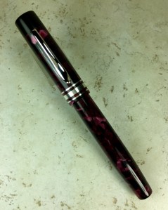 Custom MB 139 Style in Classic Claret acrylic & Black Ebonite