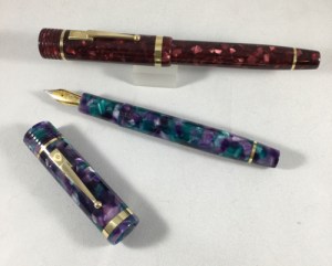 Churchillized Epics in Quartz Burgundy & Azure - Medium