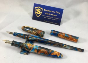 Literati Academe Dip Pen and Oversized Zephyr in Mineral Sea