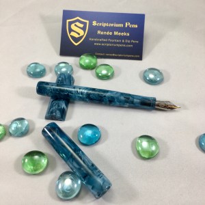 Aeterna in Teal Tempest Acrylic - Small