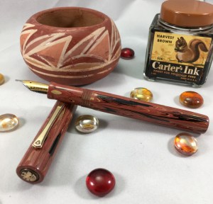 Aeterna in LE Vesuvius Ebonite with Bronze fittings - Small