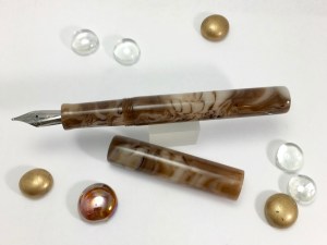 Aeterna in Café au Lait Acrylic, Extended Section - Medium