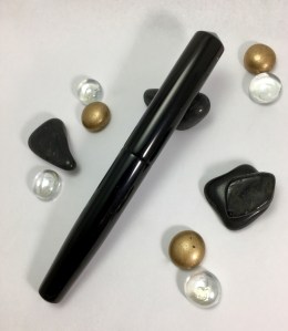 Idyll in Black Japanese Ebonite - Medium