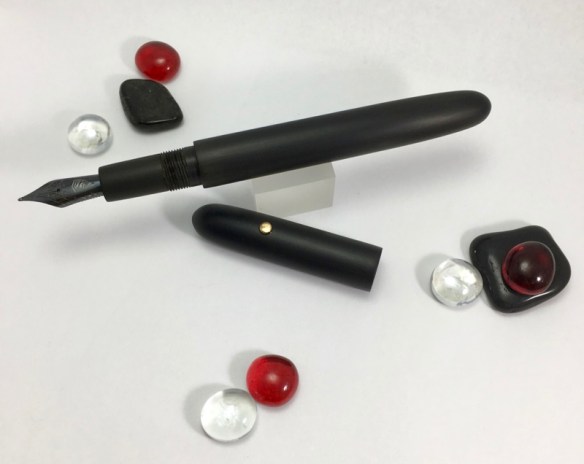 Zephyr in Matte Black Ebonite - Slim