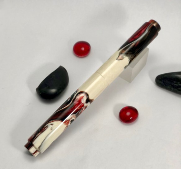 Scroll in Red Koi - Small