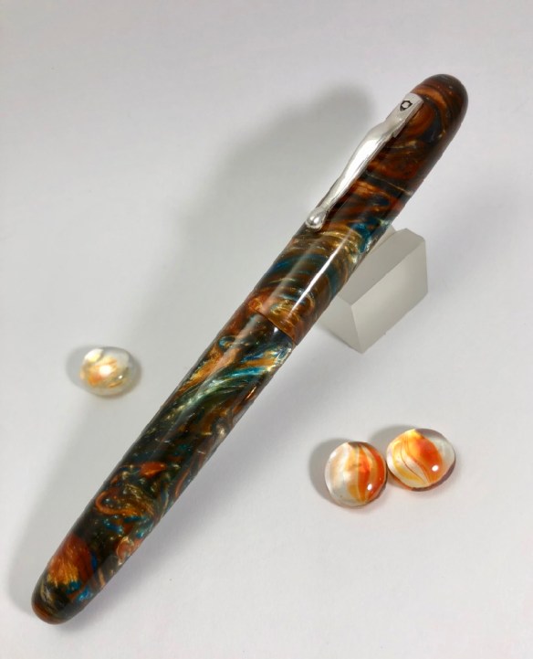 Zephyr in Mineral Sea, with Silver Furniture - Medium