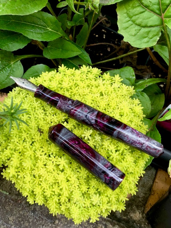 Idyll in Aubergine & Silver Lava Lamp - Small