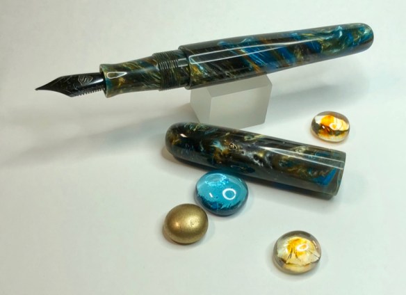 Zephyr in Mineral Sea - Medium, Tapered to Post