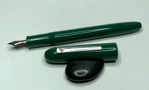 Custom in Nikko Deep Green Ebonite - Small