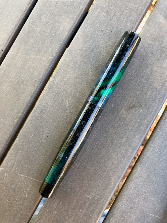 Idyll in Purple & Green Northern Lights - Small