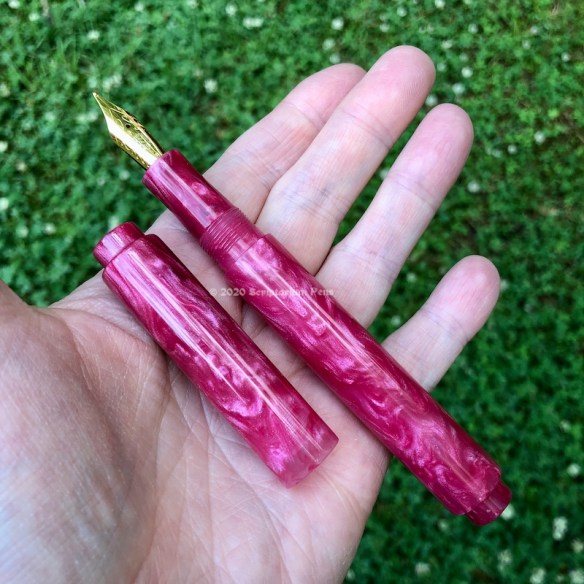 Scroll in Dupras Pink Opal - Small