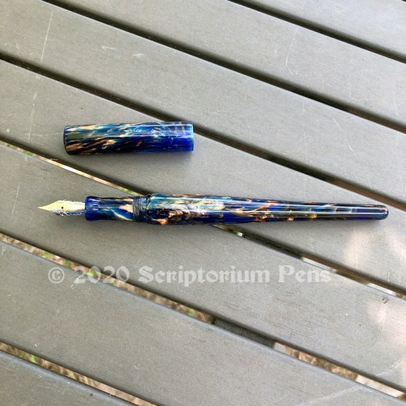 Literati Academe Desk Pen in Ocean Sun - Medium