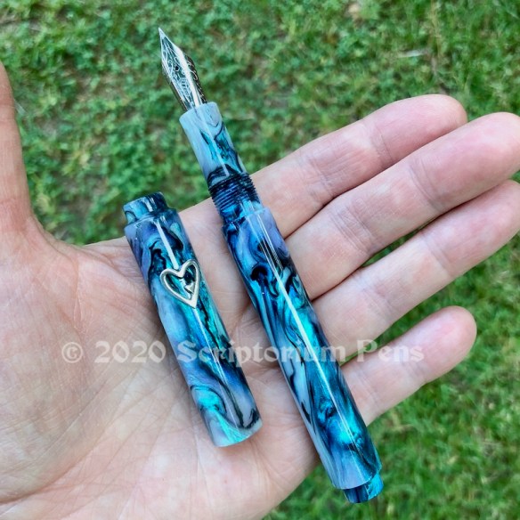 Scroll in Black Abalone - Slim