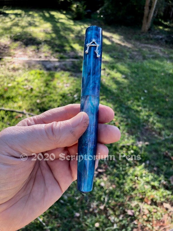 Idyll in Brooks Clear Nebula with Silver Libra Rollstop - Small