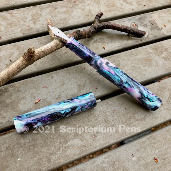 Satire in Black Mother of Pearl - Small