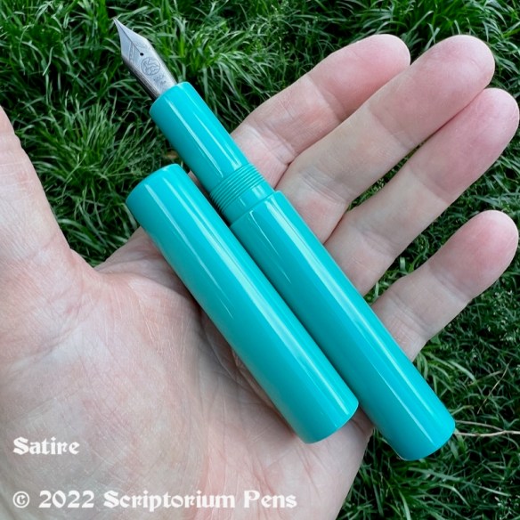Satire in Sea Green with Bock #8 Nib - Large
