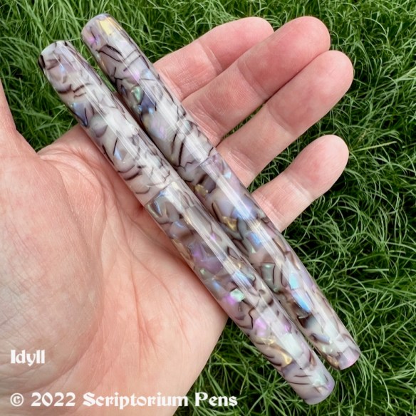 Idyll in Silver Abalone Cellulose Acetate - Small