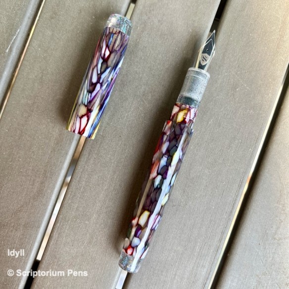 Idyll in Matisse Casein and On Balance - Small