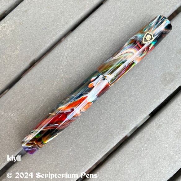 Idyll in Primary Manipulation #1 with Large Shield Logo Rollstop in Brass - Large