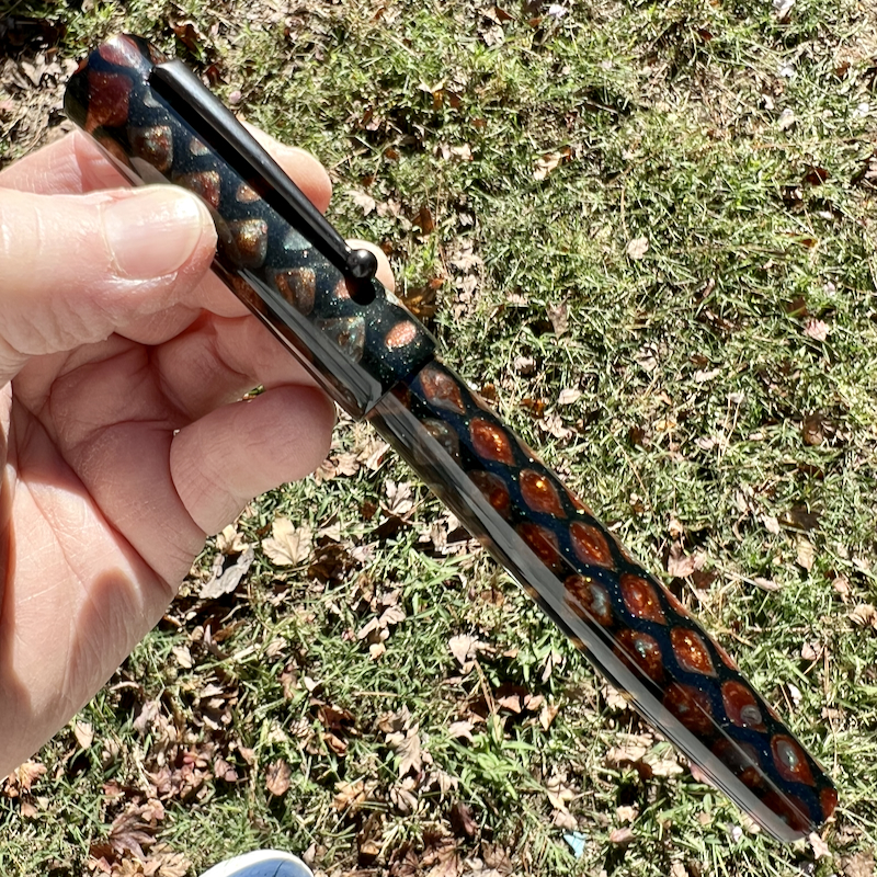 Epic in Forest Lair Dragon Scales, with Exclamation Clip in Black Oxide - Medium