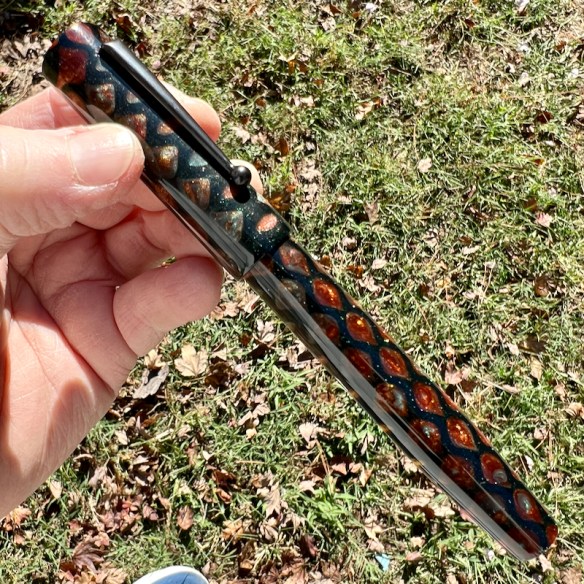 Epic in Forest Lair Dragon Scales, with Exclamation Clip in Black Oxide - Medium